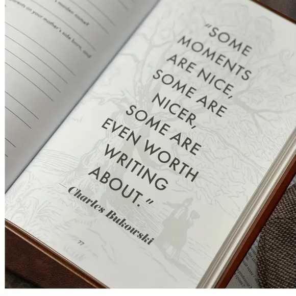 Leatherbound Heirloom Journal "Dad, I Want to Hear Your Story" - Picture 4 of 6